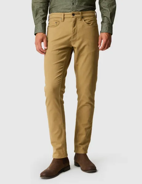 Rodd & Gunn Motion Melange Straight Fit 5 Pocket Jeans