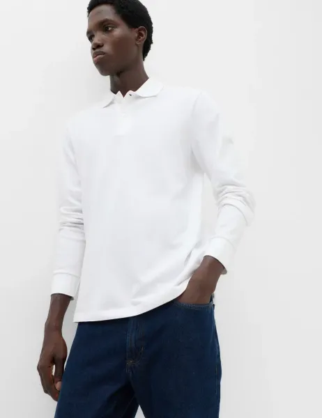 Marks & Spencer Ultimate Cotton Rich Polo Shirt White