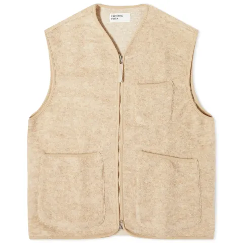 Wool Fleece Zip Gilet - END. Exclusive