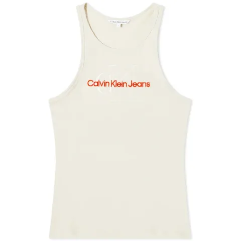 Two Tone Monogram Tank Top