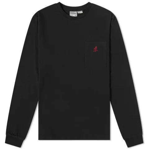 Long Sleeve One Point Pocket T-Shirt