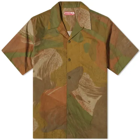Camo Camp Collar Shirt