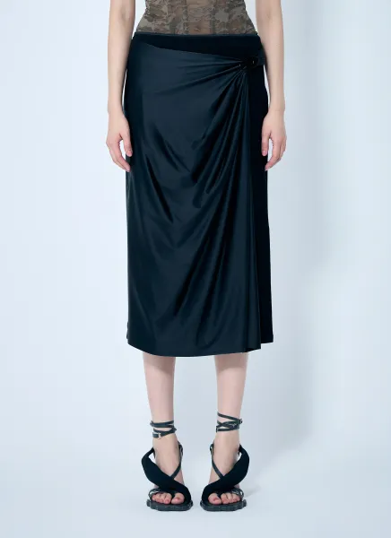 O-Silv Midi Skirt