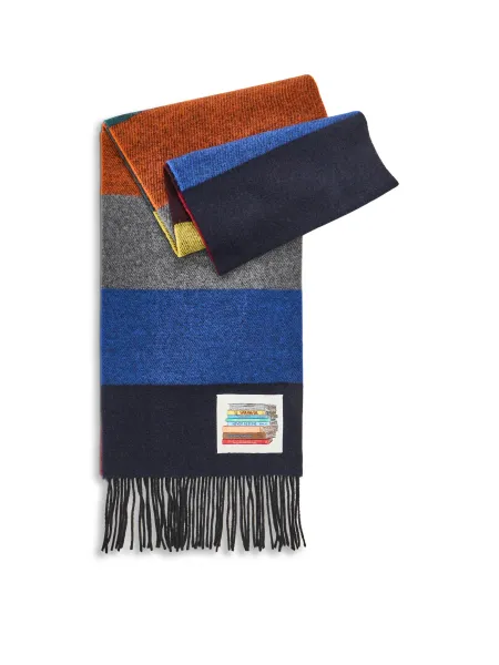 PS Paul Smith Multicolour Stripe Wool Scarf