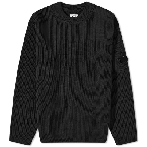 Lens Ribbed Crew Knit