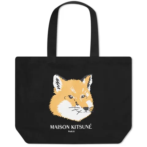 Maison Kitsuné Fox Head Tote Bag