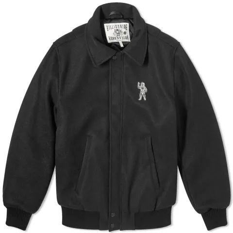 Collared Space Program Varsity Jacket