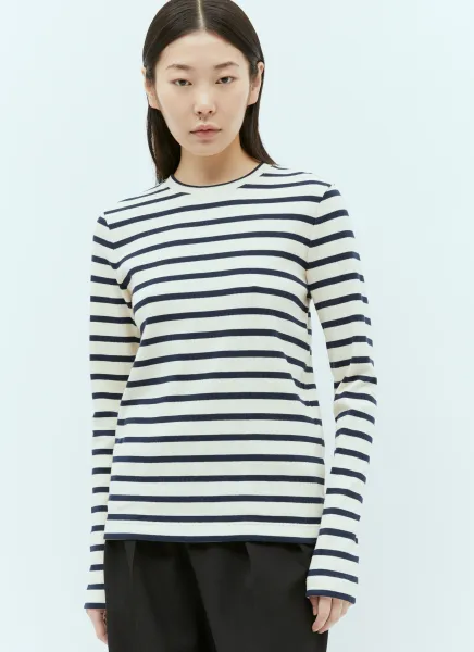 Striped Ribbed Top