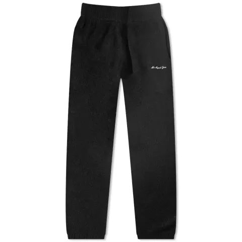 Mohair Blend Knit Sweat Pant