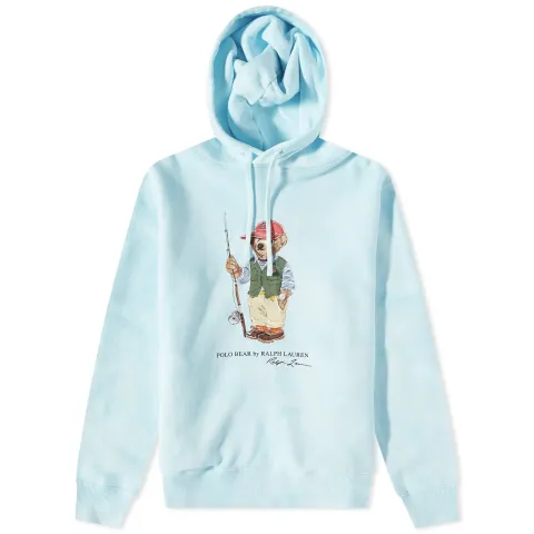 Tie Dye Fishing Popover Hoodie