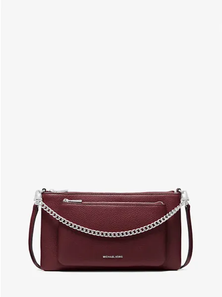 Jet Set Medium Pebbled Leather Convertible Crossbody Bag