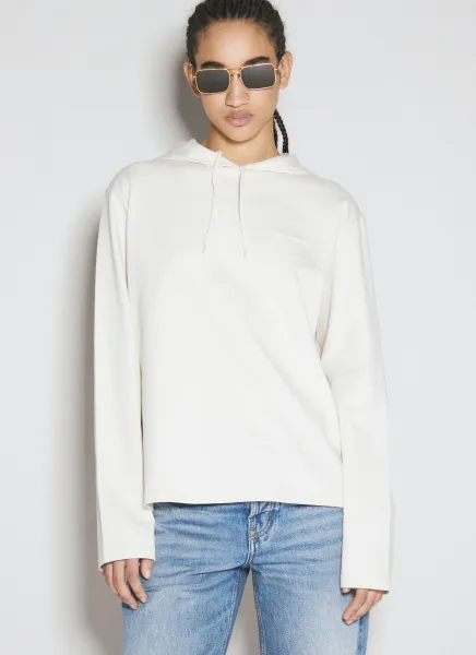 Logo Patch Hooded Sweatshirt
