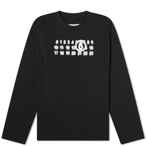 Long Sleeve Triple Logo T-Shirt