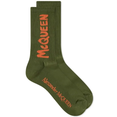 Graffiti Logo Sock