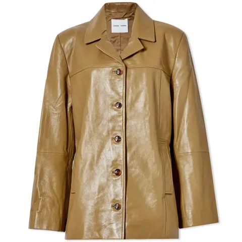 Boxy Leather Jacket