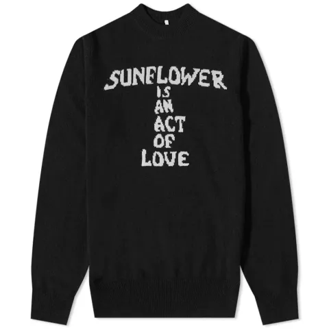 Slogan Crew Knit