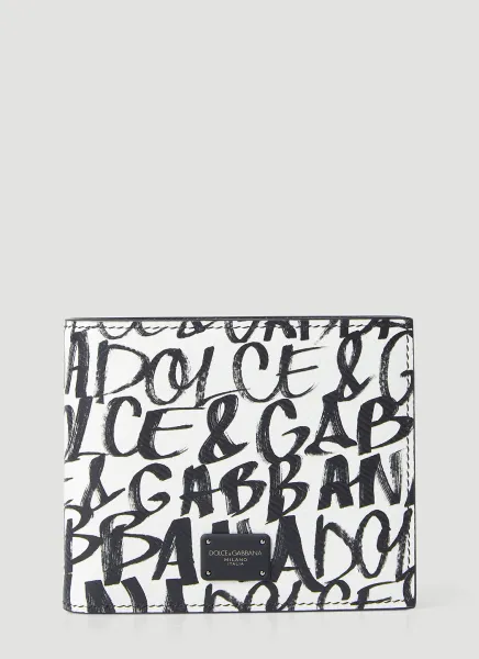 Graffiti Print Bifold Wallet