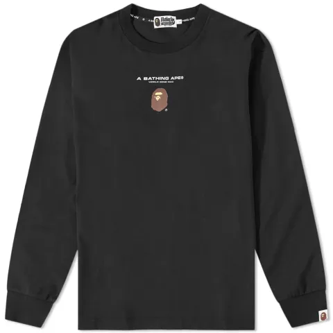 Long Sleeve Bape General Relaxed Fit T-Shirt