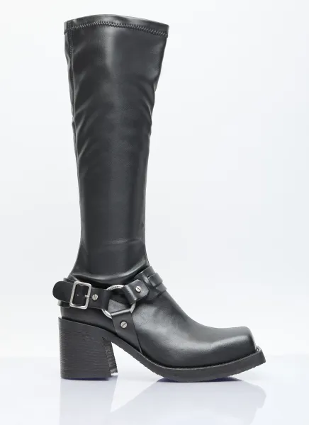 Pull-On Buckle Boots