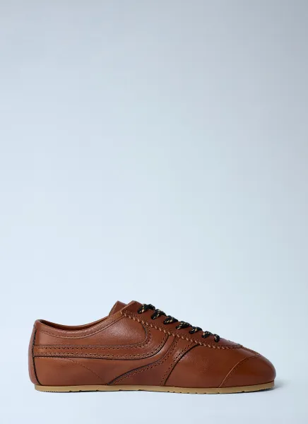 Suede Trimmed Sneakers