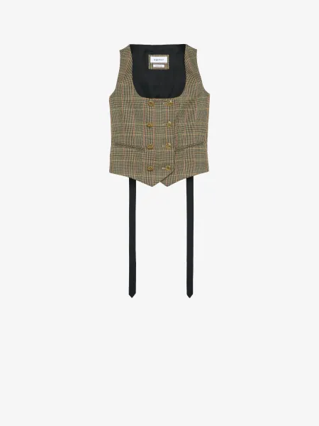 Country Check Waistcoat