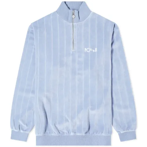 Polar Skate Co. Velour Zip Neck Sweat