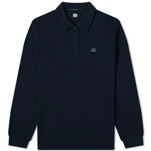 Patch Logo Long Sleeve Polo