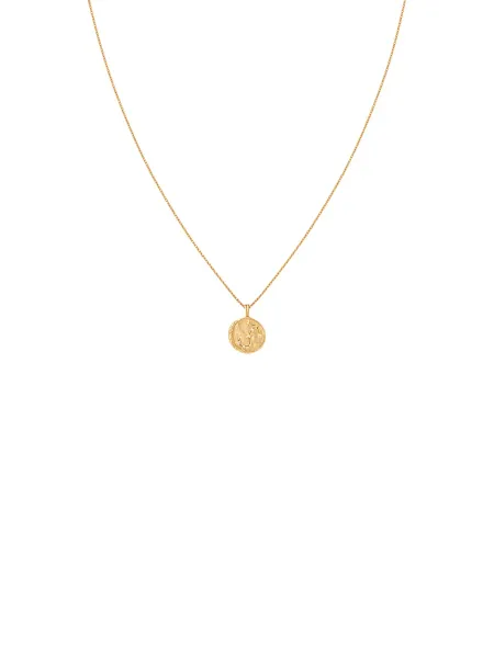 Scorpio Zodiac Pendant Necklace in Gold