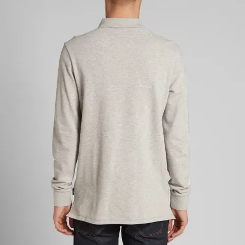 Regular Fit Long Sleeve Zebra Polo