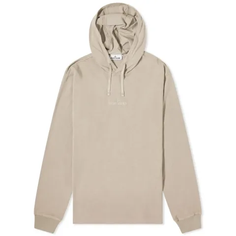 Embroidered Logo Lightweight Hoodie