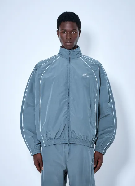 Zip-Front Track Jacket