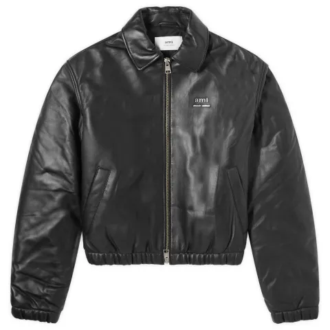 Padded Leather Jacket