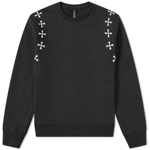 Fair Isle Military Star Crew Sweat