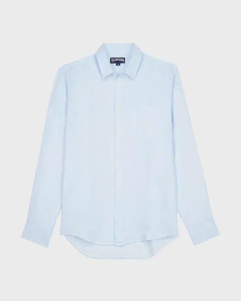 Vilebrequin Men Linen Shirt Solid