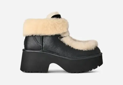 Esmee Leather Lace up for Women, Leather/Polyester/Cotton