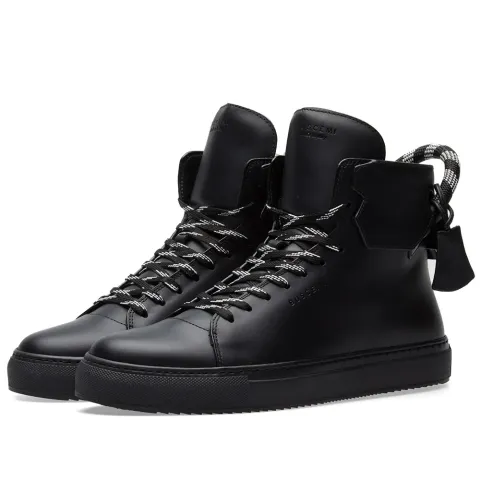 125MM Corda Leather High Sneaker