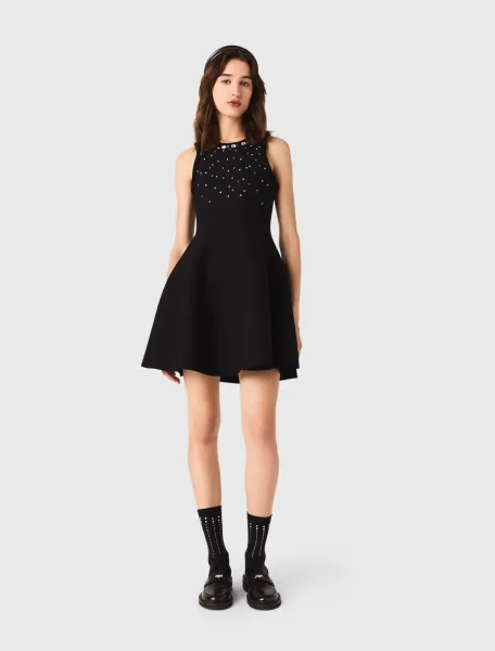 Jewelled skater dress