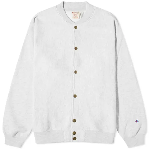 Snap Front Bomber Sweat