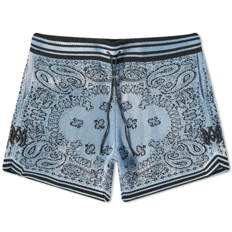 Bandana Knitted Basketball Shorts