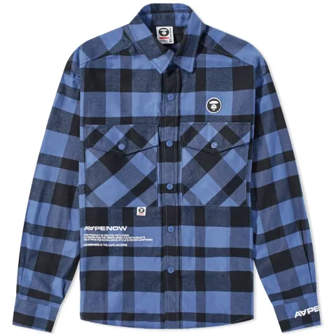 AAPE AAPE Now Check Flannel Shirt