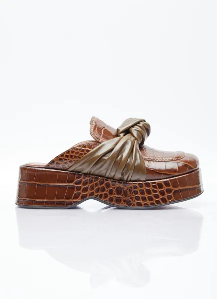 Knot Platform Mules