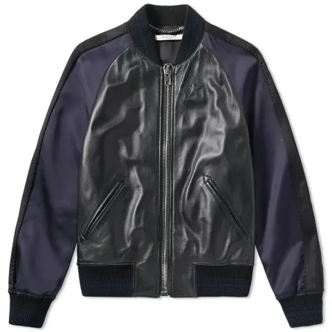 Leather & Silk Souvenir Jacket