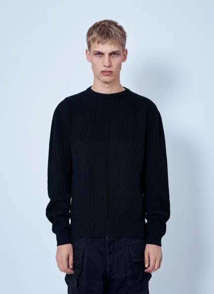 Rick Owens Fisherman Round Neck Sweater