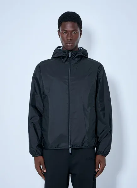 Reversible Hooded Zip Jacket