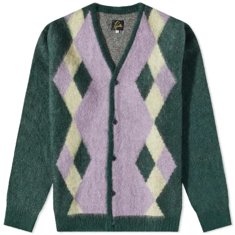 Mohair Diamond Cardigan