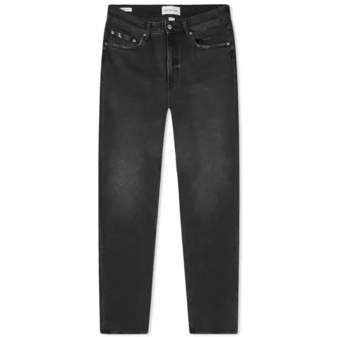 Regular Taper Black Wash Jeans