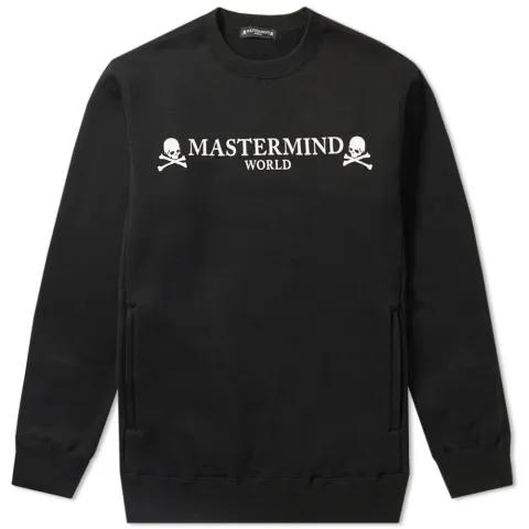 Grosgrain Skull Zip Sweat