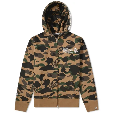 BAPE Ursus Camo Full Zip Hoodie