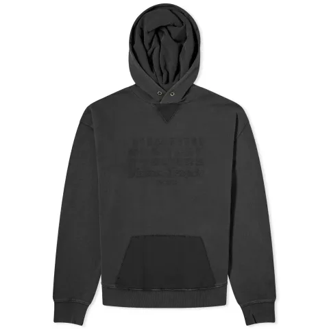 Tonal Number Logo Hoodie