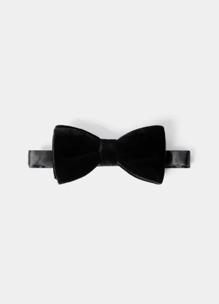 Velvet Pretied Bowtie
